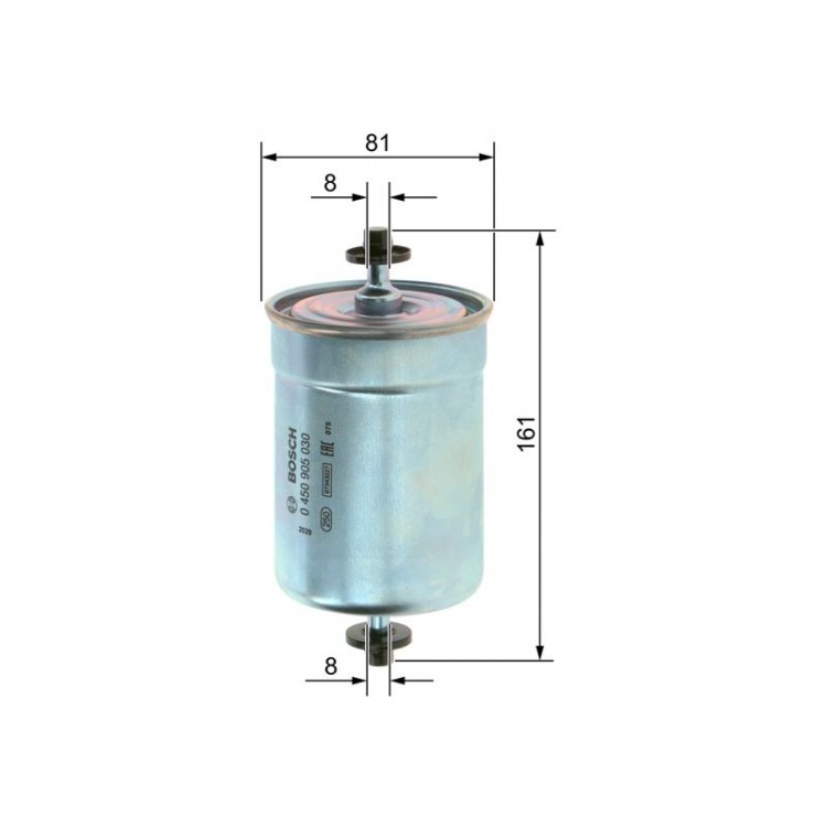BOSCH 0450905030 | YAKIT FILTRESI BENZINLI RENAULT R9/R11 ENJ/ R19/R21/CLIO/LAGUNA / VOLKSWAGEN GOLF III BOSCH 0450905030 | YAKIT FILTRESI BENZINLI RENAULT R9/R11 ENJ/ R19/R21/CLIO/LAGUNA / VOLKSWAGEN GOLF III