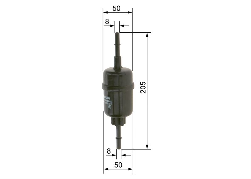 BOSCH 0450905926 | YAKIT FILTRESI BENİZN FIESTA 01>08 FUSION 01>12 1.25 / 1.4 16V / 1.6 16V ZETEC-S E.NO:0986TF0168
