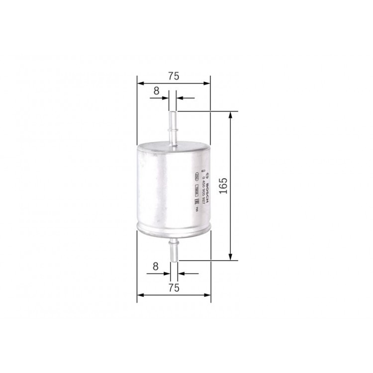 BOSCH 0450905927 | YAKIT FILTRESI BENZINLI FORD MONDEO III 00-07
