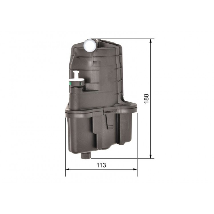 BOSCH 0450907015 | YAKIT FILTRESI MAZOT MUSURSUZ CLIO III MODUS 1.5DCI 04-> K9K