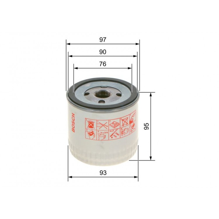 BOSCH 0451103252 | YAG FILTRESI FORD CONNECT 18 TDCI02-/TRANSIT M12-M15 BOSCH 0451103252 | YAG FILTRESI FORD CONNECT 18 TDCI02-/TRANSIT M12-M15