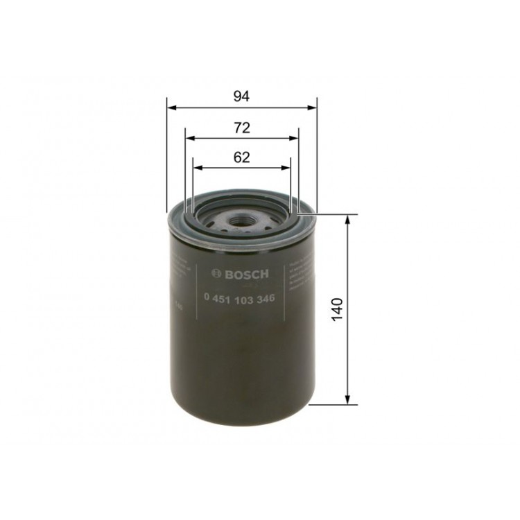 BOSCH 0451103346 | YAG FILTRESI VW PASSAT 96-00 AUDI A4 95-01 A6 97-01 A4 95-00 1.9TDI