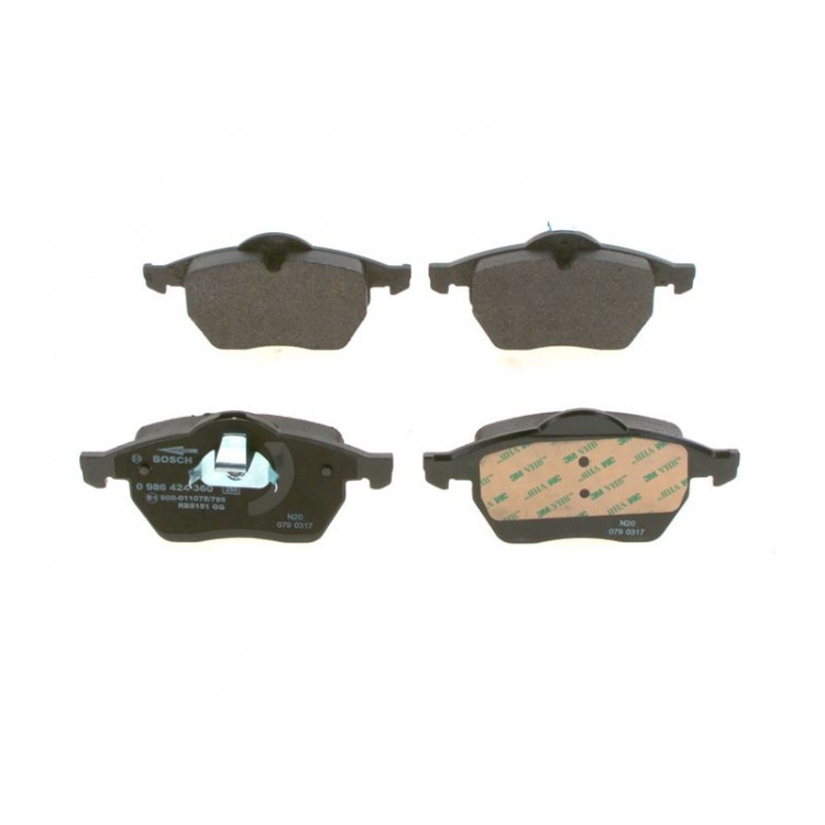 BOSCH 0986424360 | DISK BALATA ON OPEL VECTRA B, SAAB 900 II 9-3