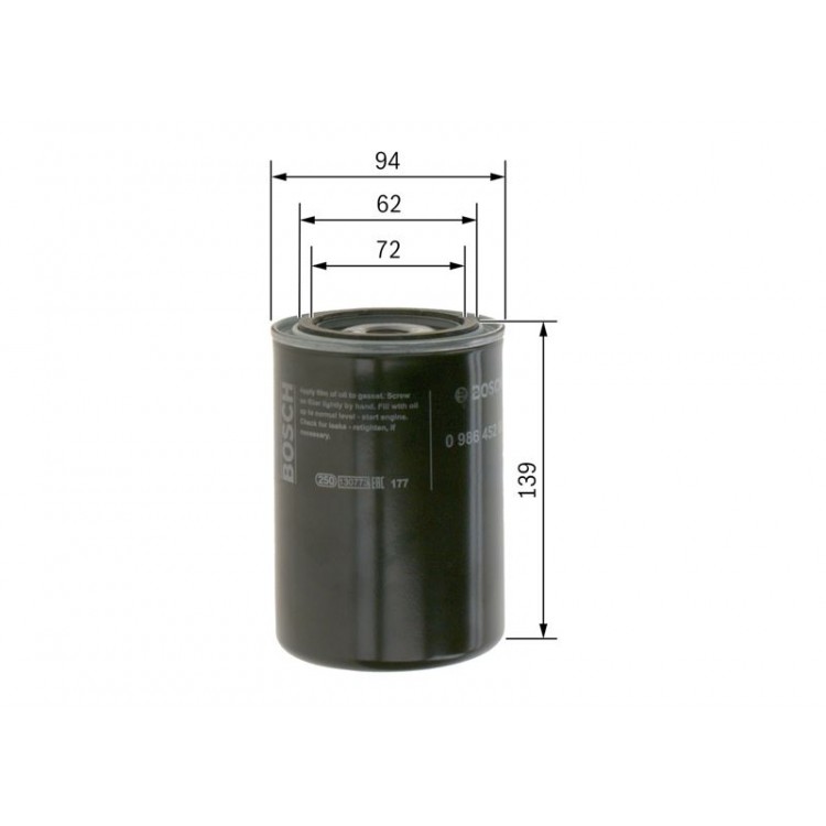 BOSCH 0986452001 | YAG FILTRESI TOYOTA, LAND ROVER, VOLVO CELICA, CROWN, HILUX IV, HILUX V, LAND CRUISER, SUPRA RANGE ROVER I 164 2.8, 2.4, 3.0, 4.2, 3.5, 3.9, 4.3, 2.9 68-94 BOSCH 0986452001 | YAG FILTRESI TOYOTA, LAND ROVER, VOLVO CELICA, CROWN, HILUX IV, HILUX V, LAND CRUISER, SUPRA RANGE ROVER I 164 2.8, 2.4, 3.0, 4.2, 3.5, 3.9, 4.3, 2.9 68-94