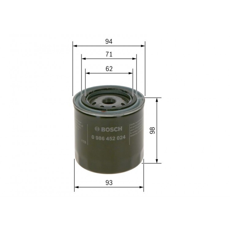 BOSCH 0986452024 | YAG FILTRESI NISSAN VANETTA BOSCH 0986452024 | YAG FILTRESI NISSAN VANETTA