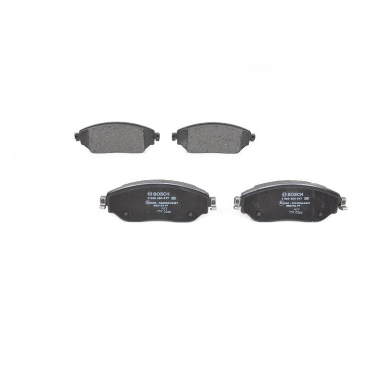 BOSCH 0986494817 | DISK BALATA ON RENAULT TRAFIC III, OPEL VIVARO 1.6 CDTI 14-