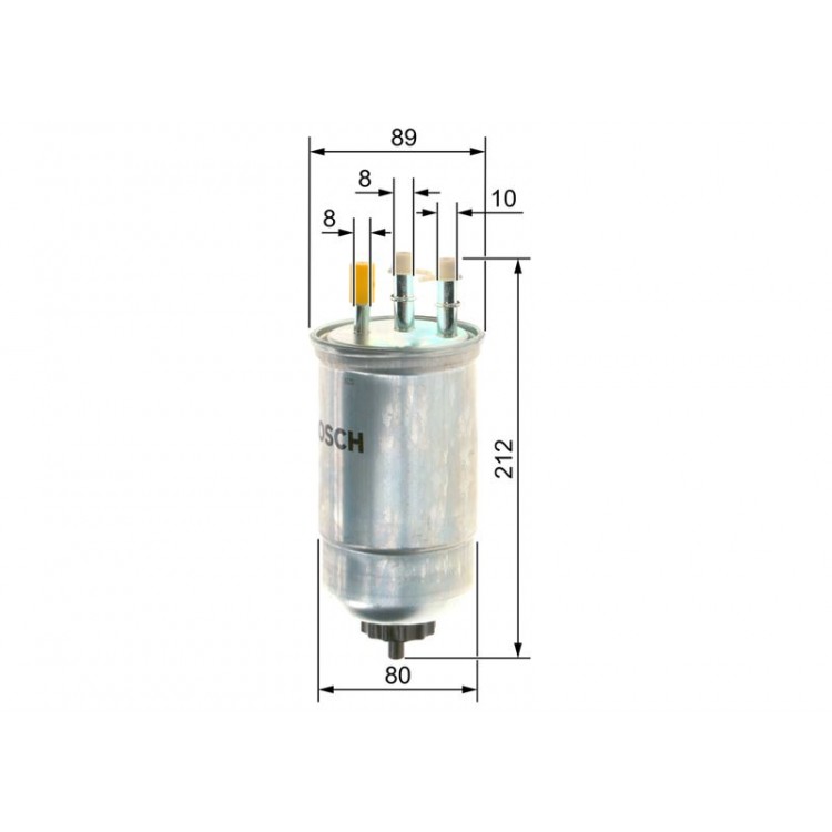 BOSCH 09864B2004 | YAKIT FILTRESI (DIZEL) DACIA LOGAN 07- / DUSTER 10-/ SANDREO 08- 15 DCI (K9K)
