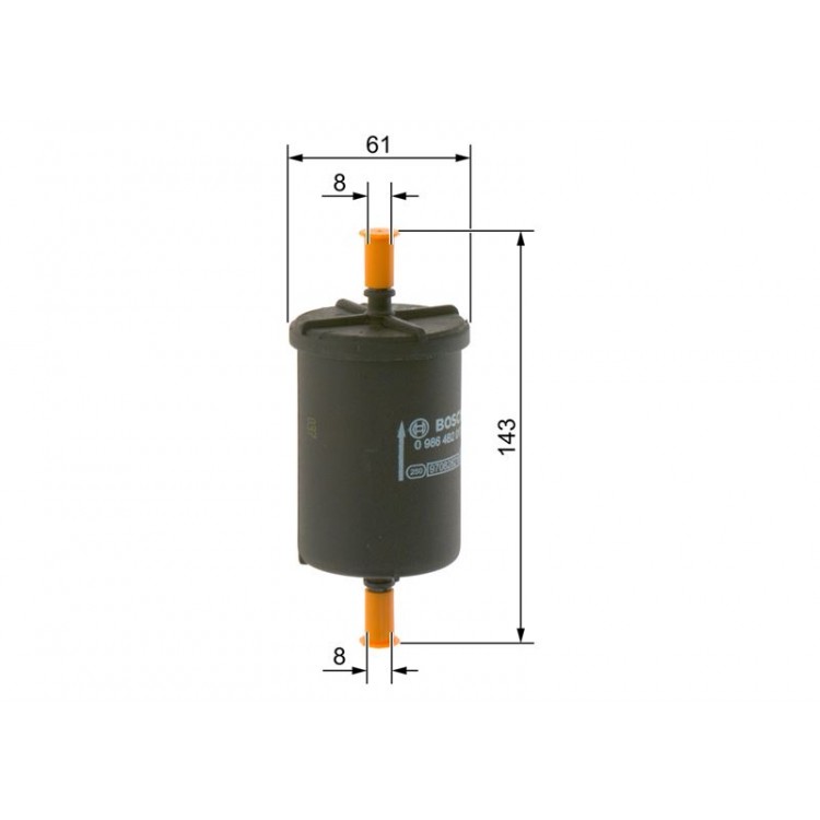 BOSCH 09864B2017 | YAKIT FILTRESI - BENZINLI RENAULT CLIO, TWINGO, CITR C3, C5, SAXO, XANTIA, XSARA MCC SMART PEUGEOT 106, 206, 406, 605 BOSCH 09864B2017 | YAKIT FILTRESI - BENZINLI RENAULT CLIO, TWINGO, CITR C3, C5, SAXO, XANTIA, XSARA MCC SMART PEUGEOT 106, 206, 406, 605