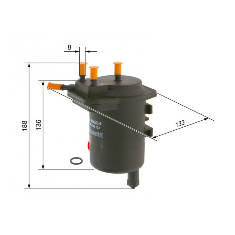 BOSCH 09864B2023 | YAKIT FILTRESI - DIZEL RENAULT CLIO II 15 DCI 06 01-, KANGOO 15 DCI 05 00- BOSCH 09864B2023 | YAKIT FILTRESI - DIZEL RENAULT CLIO II 15 DCI 06 01-, KANGOO 15 DCI 05 00-