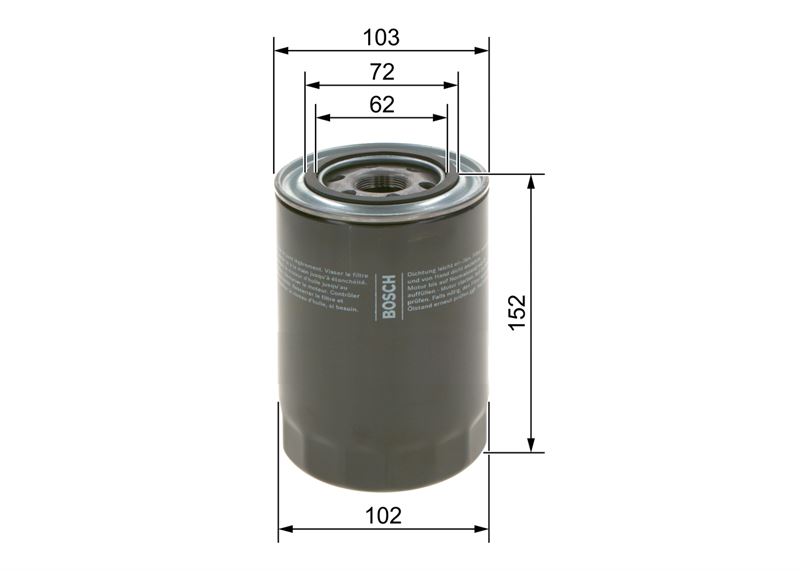 BOSCH 09864B7036 | YAG FILTRESI MITSUBISHI CANTER FE84C FE85P FE84P FE84P FE74B FE511 FE659 FE649 FE635 FE544 FE511 FE444 PAJERO 06>