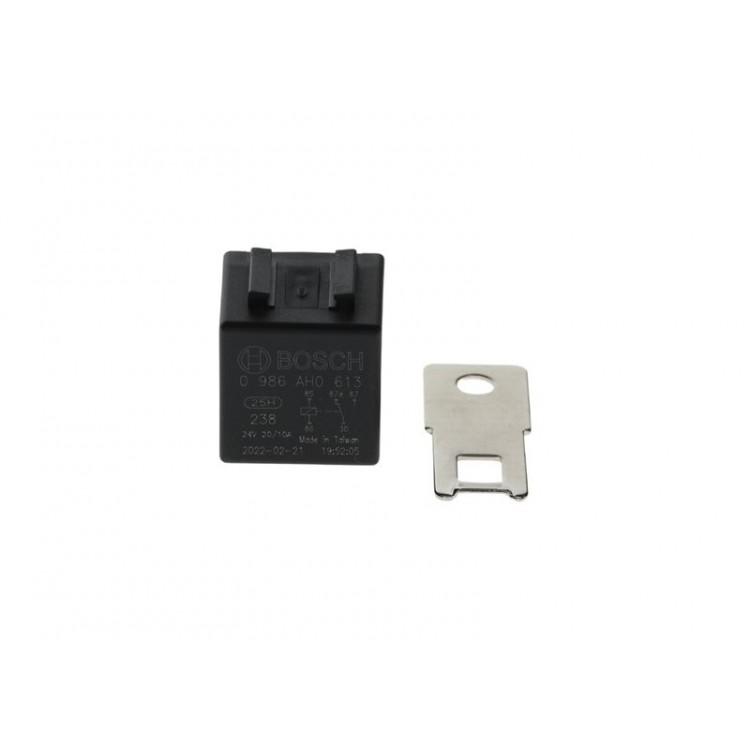 BOSCH 0986AH0613 | DEGISTIRICI ROLE, A TIPI 24 V 20 10 AMP , 5 UCLU, SAPLI MERCEDES 7 375 124 000, 000 820 17 10, MAN 88 25902.0005, 81.25902.0102, SCANIA 237722, FORD 74HB 18K877 AA, IVECO 4718222, 1164018