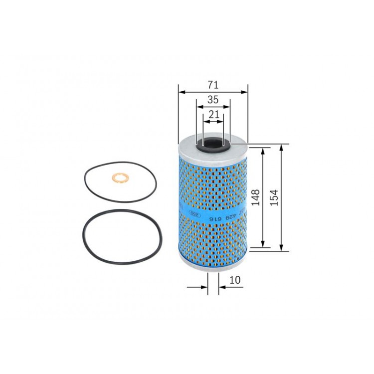 BOSCH 1457429616 | YAG FILTRESI MERCEDES S SERISI 140 KASA M 119 S 400, S 420, S 500 SL SERISI 129 KASA M 111 SL 500