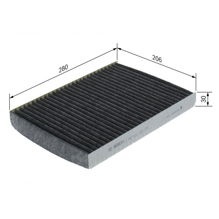 BOSCH 1987432300 | KABIN FILTRESI KARBONLU VOLKSWAGEN BORA, GOLF III IV, NEW BEETLE, POLO POLO CLASSIC /AUDI A3/ SKODA OCTAVIA BOSCH 1987432300 | KABIN FILTRESI KARBONLU VOLKSWAGEN BORA, GOLF III IV, NEW BEETLE, POLO POLO CLASSIC /AUDI A3/ SKODA OCTAVIA