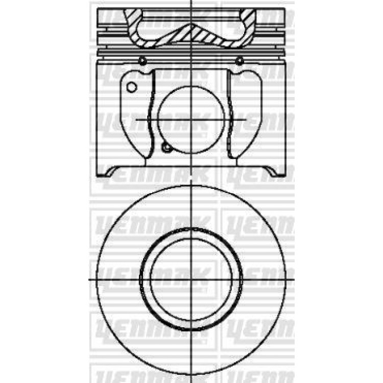 YENMAK 31-03768-000 | PISTON+SEGMAN STD (89.91MM) TRANSIT V184 2.4TDCI DURATORG 135PS/140PS 04-