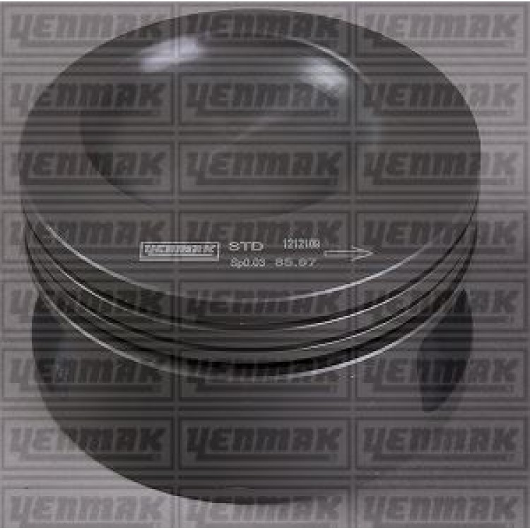 YENMAK 31-03805-050 | PISTON+SEGMAN 0.50 (86.00MM) ASTRA F VECTRA A ASCONA C 2.0I 86-