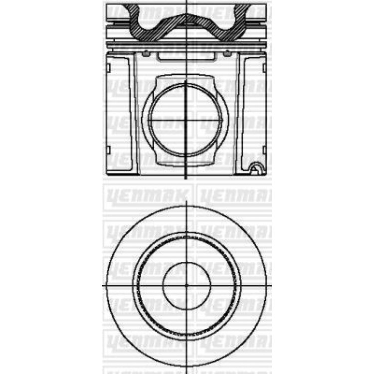 YENMAK 31-03921-000 | PISTON SEGMAN SCANIA DC 9.19 DC 9.20 DC 9.21 DC 11.03 DC 11.04 EURO 3
