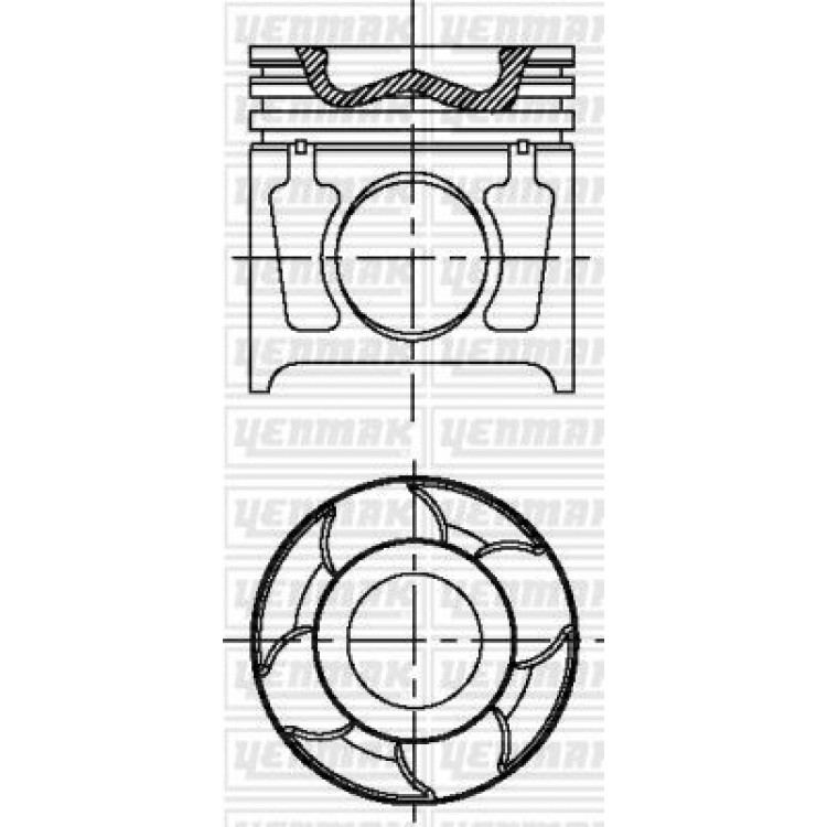 YENMAK 31-04663-000 | PISTON SEGMAN MAN NM TGL TGM LC SL GULERYUZ NEOPLAN OTOKAR