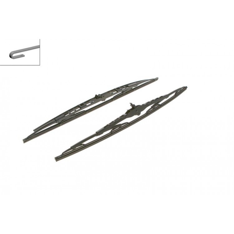 BOSCH 3397001583 | SILECEK ON TWIN 530MM-530MM AUDI A4 B5, A4 B5 AVANT 94-04 BMW Z4 ROADSTER 09-16 VOLSWAGEN PASST B5 96-05 SKODA