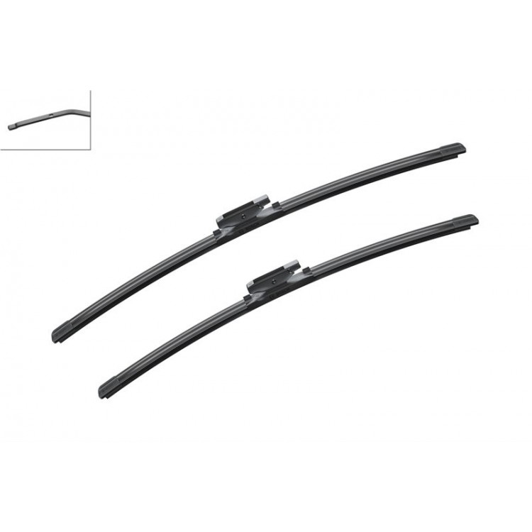 BOSCH 3397007424 | SILECEK (ON, TAKIM, 600 MM / 550 MM, A 424 S) RENAULT, MERCEDES-BENZ KANGOO CITAN 1.2, 1.5, 1.6 08-