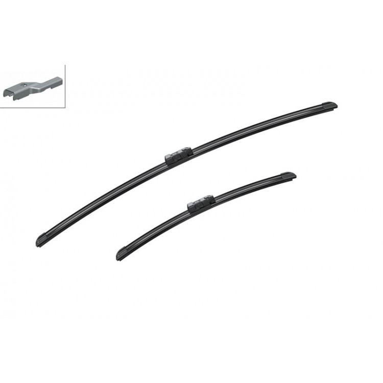 BOSCH 3397014208 | SILECEK (ON, TAKIM, 700 MM / 425 MM, A 106 S) OPEL, JAGUAR, TESLA GRANDLAND X XE, XF MODEL S 1.2, 1.5, 1.6 15-
