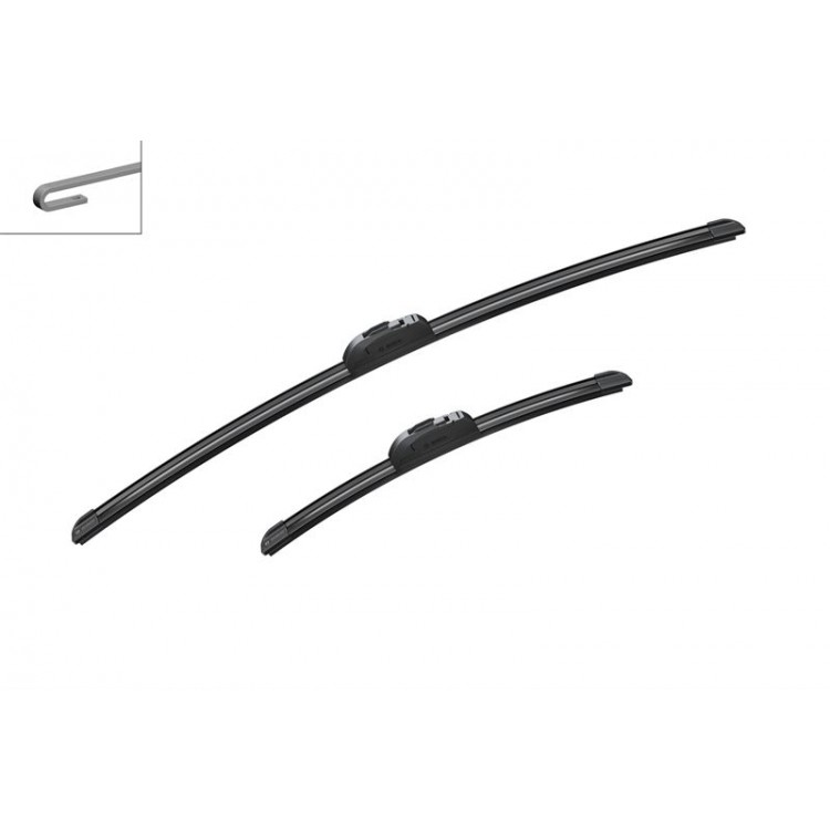 BOSCH 3397014210 | SILECEK (ON, TAKIM, 650 MM / 360 MM, AR 656 S) HONDA, NISSAN JAZZ IV MICRA V 1.3, 1.5, 0.9, 1.0 15-