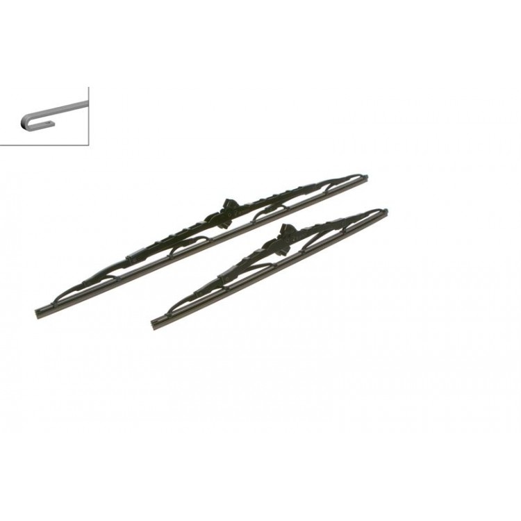 BOSCH 3397118304 | TWİN SİLECEK SETİ - [575/400 MM] 601 PANDA 1.2 İ.E. 200310 - 200912; SCENİC 1.9 DTI 199903 - 200304; PANDA 1.1 İ.E. 200310 - 200912; PANDA 1.2 200901 - 201112; PUNTO 55 1.1İ.E. 199705 - 199908; YPSİLO