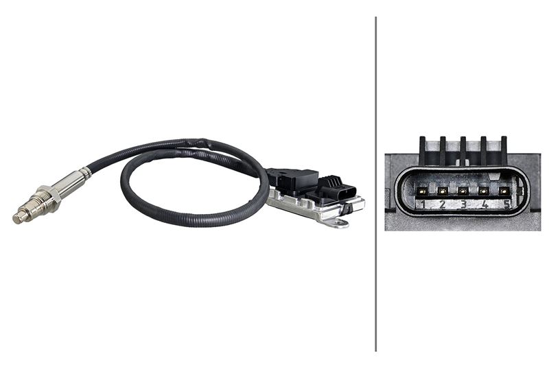 HELLA 6PN358307-161 | NOX SENSORU W176 13>18 W205 14>18 C117 13>19 C218 11>17 W212 09>15 W166 11>15 W221 11>13 W222 13>17