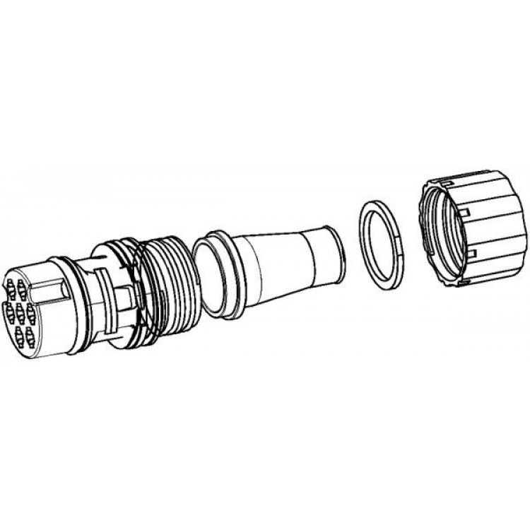 HELLA 9XX340880-001 | SOKET 0910348 DAF/SCANIA