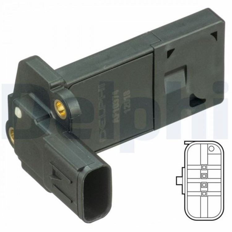 DELPHİ AF10374-12B1 | HAVA KUTLE OLCER DEBIMETRE- FORD C-MAX-FOCUS-GALAXY-KUGA-MONDEO-S-MAX-TOUNEO CONNECT-TRANSIT CONNECT VOLVO C30 >