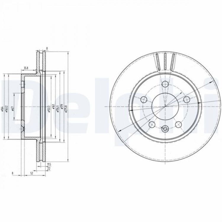 DELPHİ BG3296 | FREN DISKI TAKIM- ON MERCEDES V200 V220 V230 V280 VITO 1995 DELPHİ BG3296 | FREN DISKI TAKIM- ON MERCEDES V200 V220 V230 V280 VITO 1995