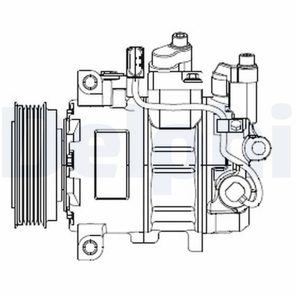 DELPHİ CS20474 | KLIMA KOMPRESORU AUDI A4 A5 A6 Q5 05-
