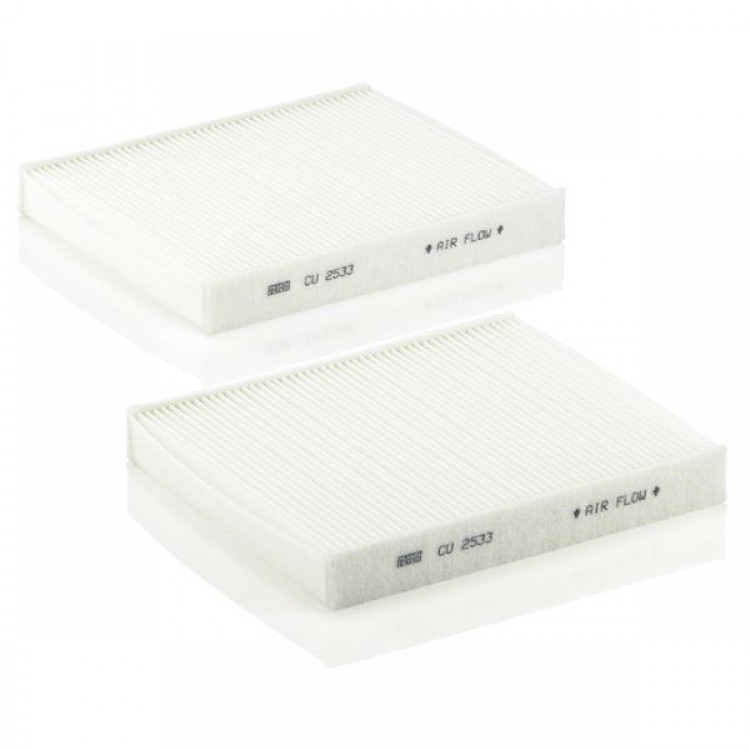MANN-FILTER CU2533-2 | KABIN FILTRESI BMW 5 (F10/F11/F18), 5 GT (F07GT), 6 (F12), 6 GRAN COUPÉ (F06 GC), 7 (F01/F02/F03/F04), BMW ALPINA B5 (F10/F11), B6 (F06), B6 (F12/13), B7 (F01/02), D5 (F10/11) MANN-FILTER CU2533-2 | KABIN FILTRESI BMW 5 (F10/F11/F18), 5 GT (F07GT), 6 (F12), 6 GRAN COUPÉ (F06 GC), 7 (F01/F02/F03/F04), BMW ALPINA B5 (F10/F11), B6 (F06), B6 (F12/13), B7 (F01/02), D5 (F10/11)
