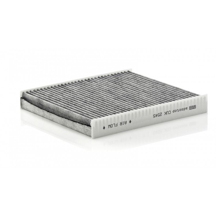 MANN-FILTER CUK2545 | KABIN FILTRESI (POLEN) KARBONLU VOLKSWAGEN POLO 1.2, 1.4, 1.4 FSI, 1.4 TDI, 1.6, 1.9 TDI, 1.9 SDI, 2.0, FOX 1.2, 1.4, 1.4 TDI