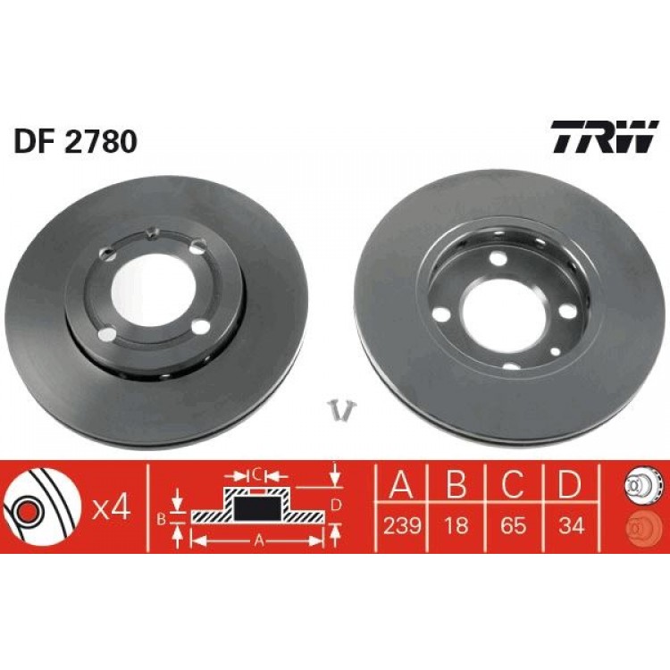 TRW
DF2780 | FREN DISK ON I SEAT: AROSA (6H) - VOLKSWAGEN: GOL V, LUPO (6X1, 6E1), POLO (6N1), POLO (6N2), POLO VAN BOX BODY / HATCHBACK (6N1) 1998-2004 TRW
DF2780 | FREN DISK ON I SEAT: AROSA (6H) - VOLKSWAGEN: GOL V, LUPO (6X1, 6E1), POLO (6N1), POLO (6N2), POLO VAN BOX BODY / HATCHBACK (6N1) 1998-2004
