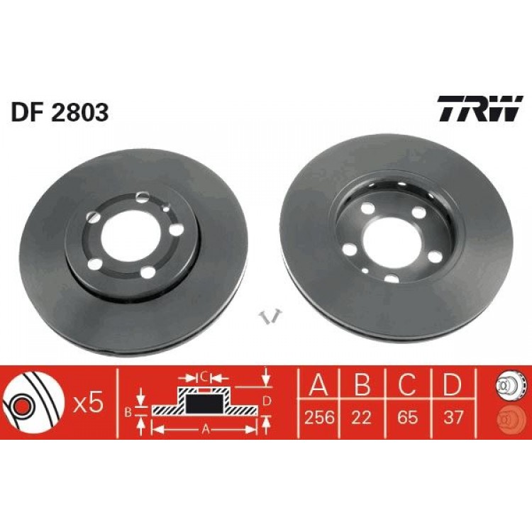 TRW DF2803 | FREN AYNASI ON HAVALI VOLKSWAGEN GOLF IV 1.4,1.6,1.9SDI 98->;AUDI A3 1.6 96->;SEAT LEON 1.6,1.9SDI,TDI 99->;TOLEDO II 16V,1.9TDI 99->;CORDOBA 02->;IBIZA IV 02->;SKODA OCTAVIA 1.6,1.9,1.9SDI 96->; FABIA  1.4,1.9,2.0