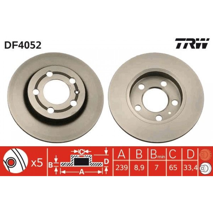 TRW
DF4052 | TAKIM - FREN DISKI ARKA BORA 98-05 GOLF IV-V 98-08 A3 96-03 TT 98-06 OCTAVIA 98-10 TRW
DF4052 | TAKIM - FREN DISKI ARKA BORA 98-05 GOLF IV-V 98-08 A3 96-03 TT 98-06 OCTAVIA 98-10