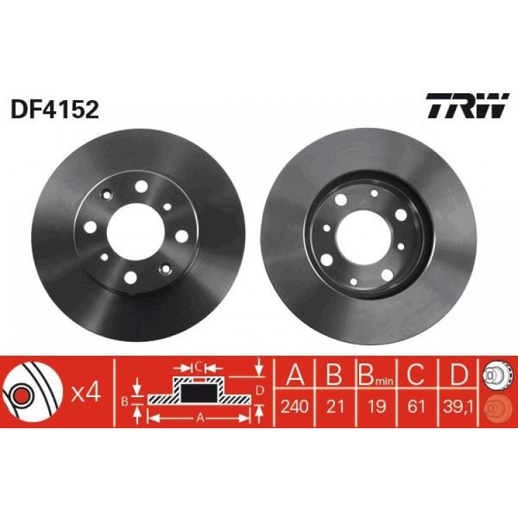 TRW
DF4152 | FREN DISK ON I HONDA: CITY SALOON, CITY SALOON (GE4), JAZZ II (GD_, GE3, GE2), LOGO (GA) - HONDA - GUANGZHOU HONDA: CITY (GD_), EVERUS S1, FIT HATCHBACK (GD_), FIT SALOON (GD_) 1998-2005 TRW
DF4152 | FREN DISK ON I HONDA: CITY SALOON, CITY SALOON (GE4), JAZZ II (GD_, GE3, GE2), LOGO (GA) - HONDA - GUANGZHOU HONDA: CITY (GD_), EVERUS S1, FIT HATCHBACK (GD_), FIT SALOON (GD_) 1998-2005
