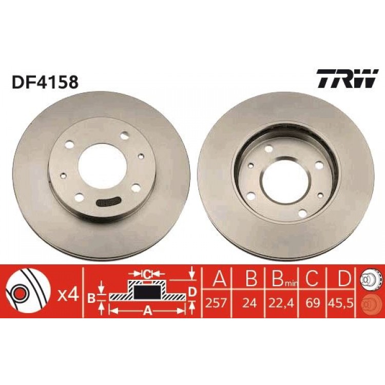 TRW
DF4158 | FREN DISK ON I HYUNDAI: COUPE (RD), LANTRA II (J-2), LANTRA II ESTATE (J-2), SONATA IV (EF) 2000-2012 TRW
DF4158 | FREN DISK ON I HYUNDAI: COUPE (RD), LANTRA II (J-2), LANTRA II ESTATE (J-2), SONATA IV (EF) 2000-2012