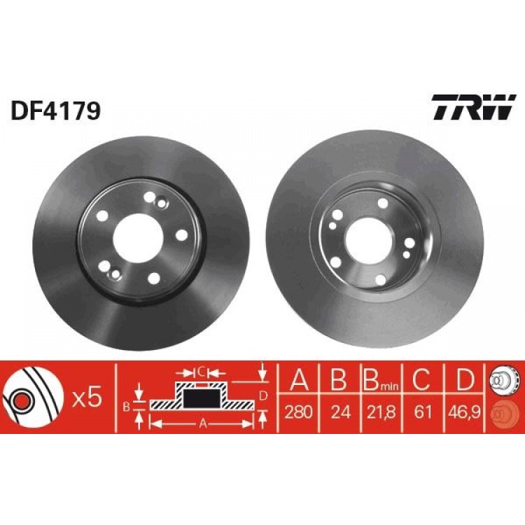 TRW
DF4179 | FREN DISK ON I RENAULT: LAGUNA II (BG0/1_), LAGUNA II GRANDTOUR (KG0/1_) 2001-2017 TRW
DF4179 | FREN DISK ON I RENAULT: LAGUNA II (BG0/1_), LAGUNA II GRANDTOUR (KG0/1_) 2001-2017