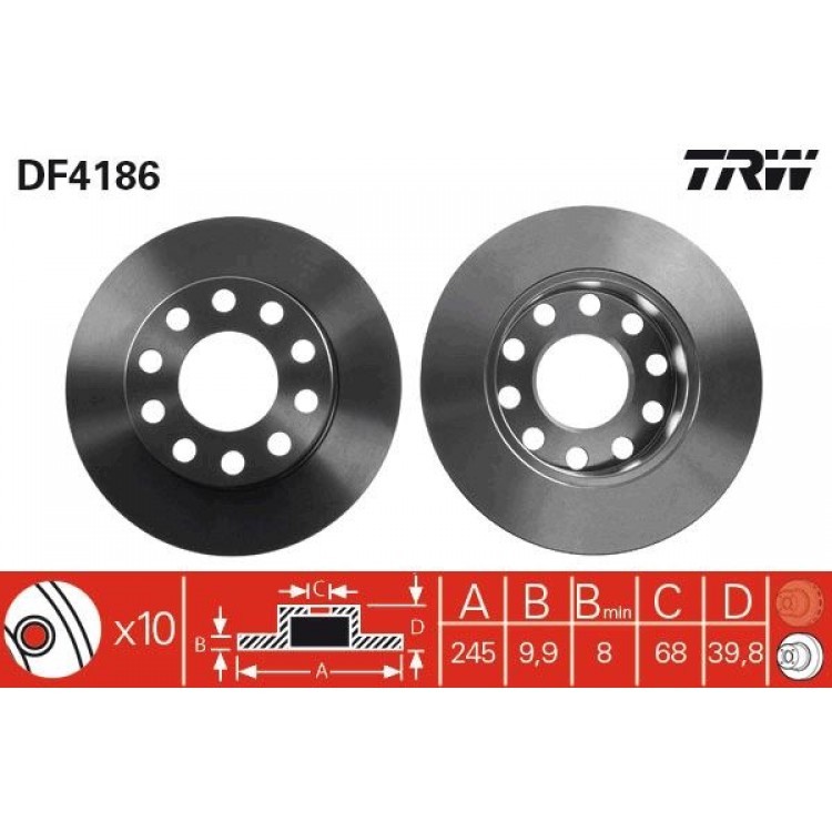 TRW
DF4186 | FREN DISK ARKA I AUDI: A4 (8E2, B6), A4 (8EC, B7), A4 AVANT (8E5, B6), A4 AVANT (8ED, B7), A4 CONVERTIBLE (8H7, B6, 8HE, B7) - SEAT: EXEO (3R2), EXEO ST (3R5) 2004-2010 TRW
DF4186 | FREN DISK ARKA I AUDI: A4 (8E2, B6), A4 (8EC, B7), A4 AVANT (8E5, B6), A4 AVANT (8ED, B7), A4 CONVERTIBLE (8H7, B6, 8HE, B7) - SEAT: EXEO (3R2), EXEO ST (3R5) 2004-2010