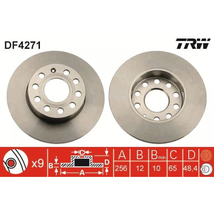 TRW
DF4271 | TAKIM - FREN DISK ARKA I VW CADDY III 1.4 1.6 1.9 TDI 04>TOURAN 1.6 1.6 FSI 1.9 TDI 2.0 TDI 2.0 FSI 03> TRW
DF4271 | TAKIM - FREN DISK ARKA I VW CADDY III 1.4 1.6 1.9 TDI 04>TOURAN 1.6 1.6 FSI 1.9 TDI 2.0 TDI 2.0 FSI 03>