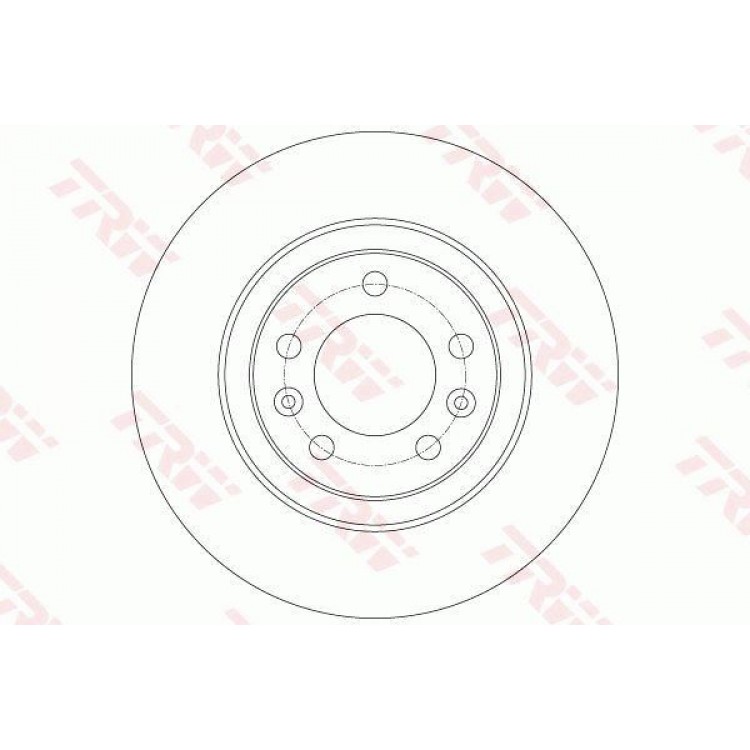 TRW DF6134 | FREN DISK ARKA I PEUGEOT:  508 I (8D_), 508 SW I (8E_) 2015-2019
