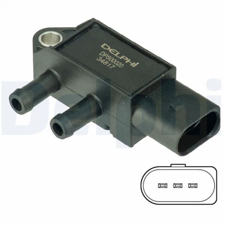 DELPHİ DPS00020 | EGZOZ BASINÇ SENSÖRÜ  >  VAG > A3 - A4 - A5 - A6 - Q2 - Q3 - Q5 - TT - ALHAMBRA - ATECA - LEON - KODIAQ - OCTAVIA - SUPERB - ARTEON - BEETLE - CADDY - CC - CRAFTER- GOLF - JETTA - PASSAT - TIGUAN - TOUAREG ( 11 > )
