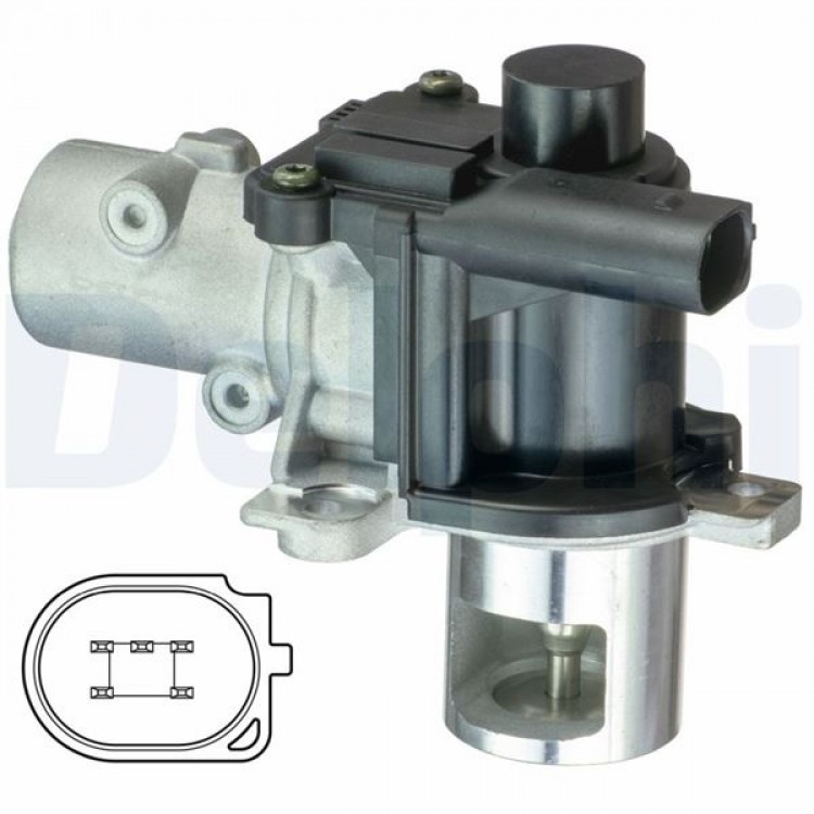 DELPHİ EG10425-12B1 | EGR VALFI K9K NOTE QASHQAI DACIA SANDERO LPDGY DUSTER MEGANE II III CLIO II III KANGOO FLUENCE