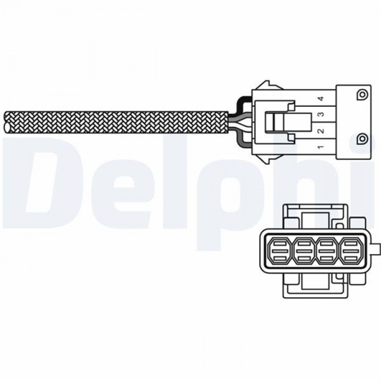 DELPHİ ES10797-12B1 | OKSIJEN SENSORU PEUGEOT 307, 407, CITROEN C4