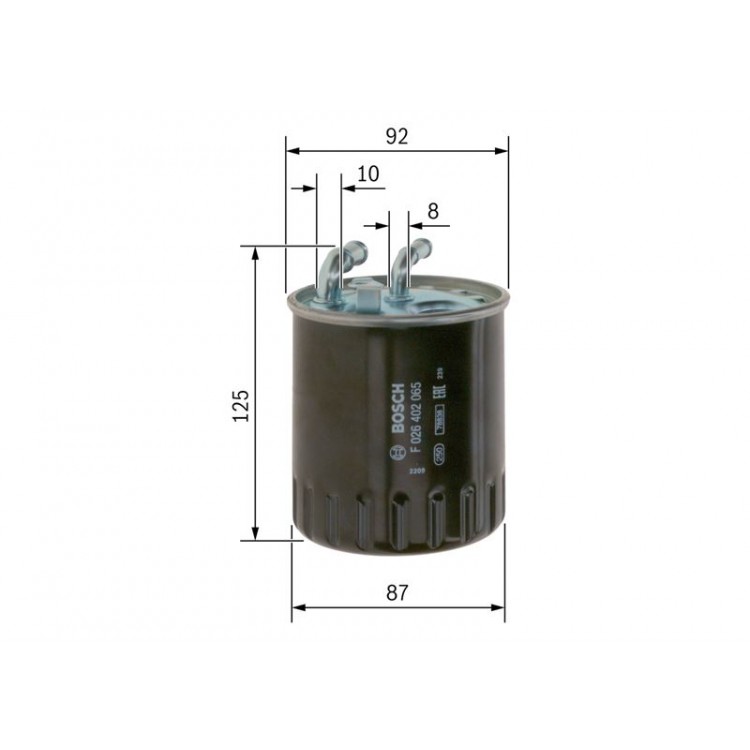 BOSCH F026402065 | YAKIT FILTRESI (DIZEL) (SU AYIRICISIZ)MERCEDES SPRINTER 11-