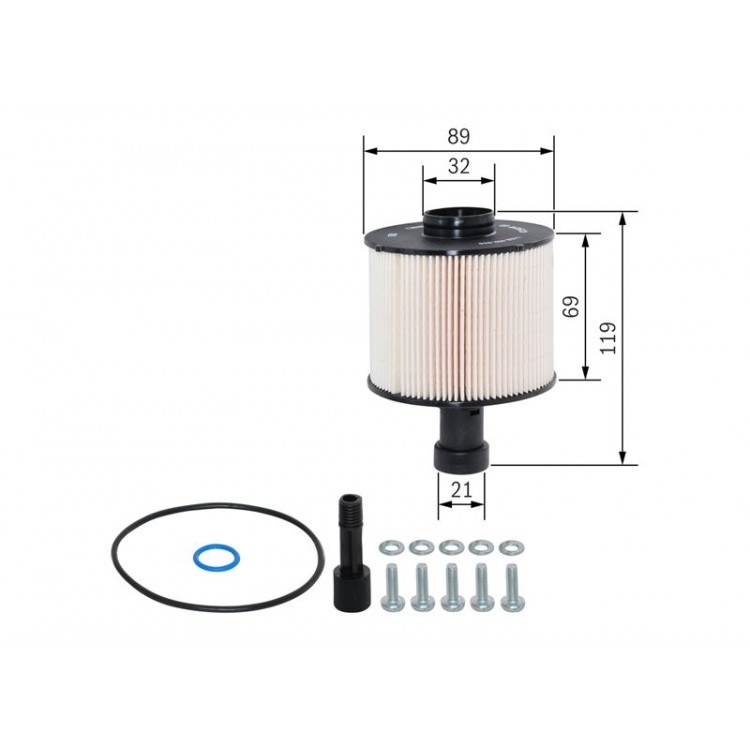 BOSCH F026402825 | YAKIT FILTRESI DACIA, RENAULT DOKKER, DUSTER, LOGAN II, LODGY, SANDERO II, CLIO IV, SYMBOL II, SYMBOL III 1.5 09-