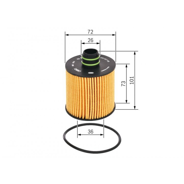 BOSCH F026407108 | YAG FILTRESI FIAT PUNTO III,BRAVO 1.6D MJT.16V 05-, OPEL COMBO D 1.6 CDTI 12- BOSCH F026407108 | YAG FILTRESI FIAT PUNTO III,BRAVO 1.6D MJT.16V 05-, OPEL COMBO D 1.6 CDTI 12-