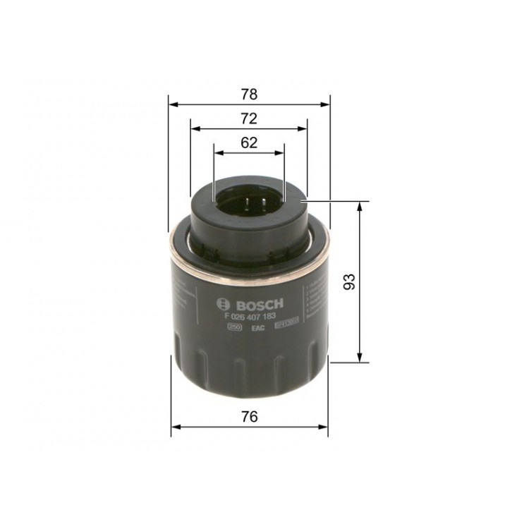 BOSCH F026407183 | YAG FILTRESI VOLKSWAGEN JETTA 12 TSI BOSCH F026407183 | YAG FILTRESI VOLKSWAGEN JETTA 12 TSI