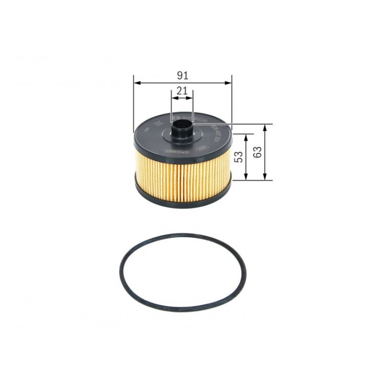 BOSCH F026407231 | YAG FILTRESI RENAULT, DACIA CAPTUR I, CLIO IV, GRAND SCÉNIC III, GRAND SCÉNIC IV, KADJAR, KANGOO, MEGANE CC, MEGANE III, MEGANE IV, SCÉNIC III, SCÉNIC IV, SYMBOL III, TWINGO III DOKKER, DUSTER, LODGY, LOGAN II, SANDERO II 0.9, 1.2 12-